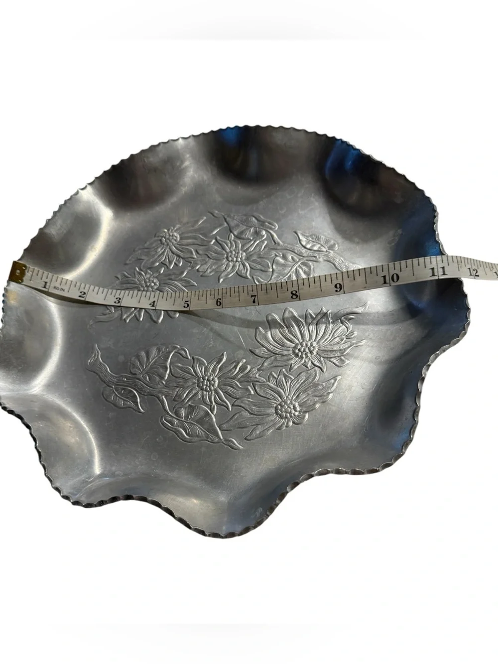 Vintage Farbla & Shlevin Hand Wrought Aluminum Tray and a Sigg Baking/Jello Mold